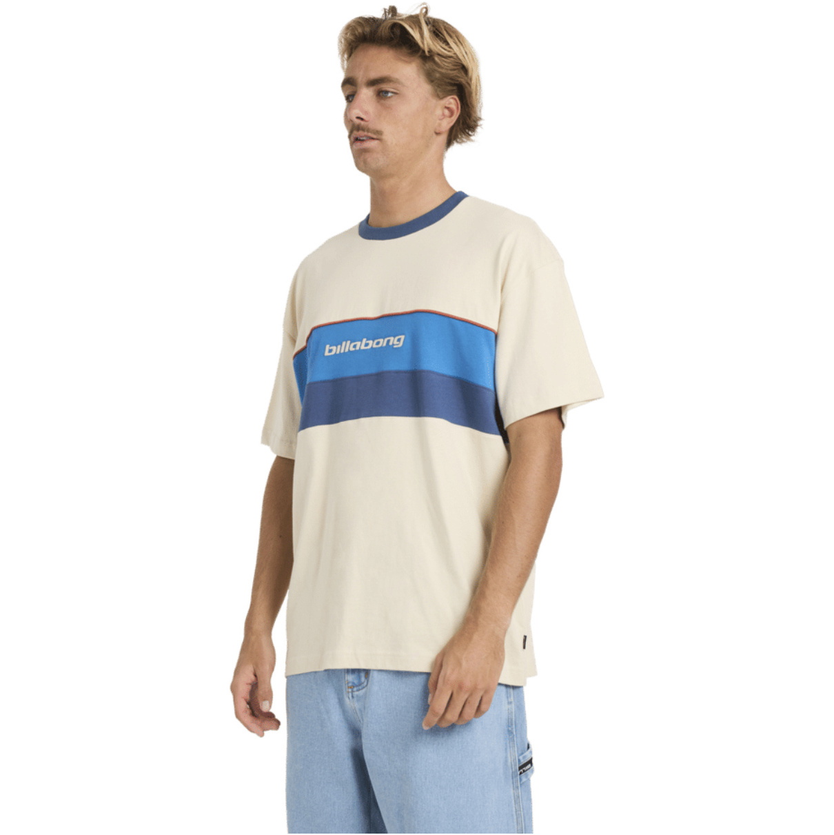 2026 Billabong Mens Simulator Crew Knit Top 24A011601 - Oatmeal